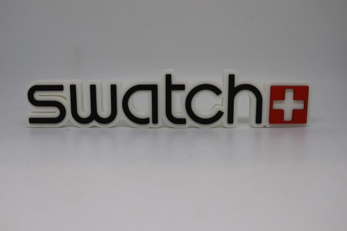 Printed swatch watches logo - 3d,