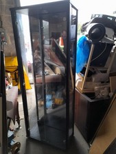  GLASS  MIRROWED TOWER SHOWCASE 800mm LIGHTS DISPLAY RETAIL SHOP FITTING