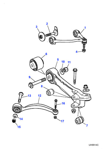Jaguar genuine bolt and - genuine,