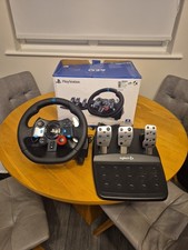 Logitech G29 Driving Force Racing Wheel & Pedals – PS4/PS5/PC – Barely Used