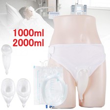 Female Urine Collector 1000ml+2000ml Reusable Adjustable with Pee Duct Catheter