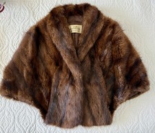 Vintage 50s Mahogany Mink Fur