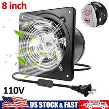 8" Exhaust Fan Wall-Mounted
