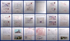 GB: 1941-1945 Used Covers/Postcards - Ex-Old Time Collection - 9 Album Pages *