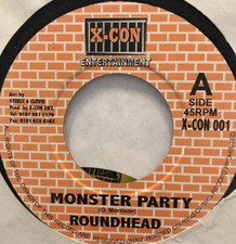 Round Head, Hotta Flex - Monster Party/ Running From The Cops (7")