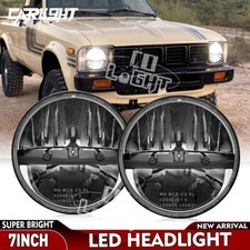 2PCS 7"INCH LED BLACK