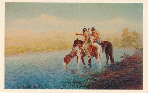 Buffalo scouts indians - buffalo,