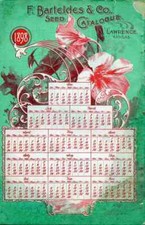 Vintage F. Barteldes Seed Catalogue 1898 Print Poster Wall Art Picture A4 +