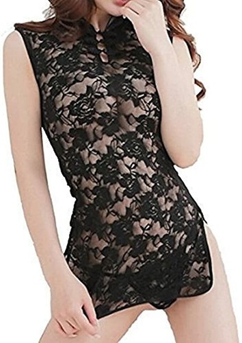 Ladies black lace - black,
