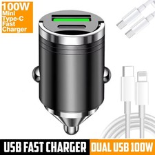 100W Dual Port Fast Car