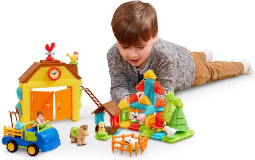 Battat bristle blocks farm - bristle,