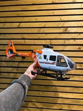 Dickie Toys Giant Rescue Helicopter Lights Sounds Moving Parts Orange White Kids