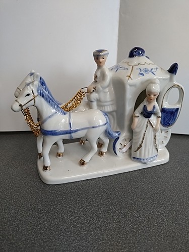 Vintage blue white - &, porcelain