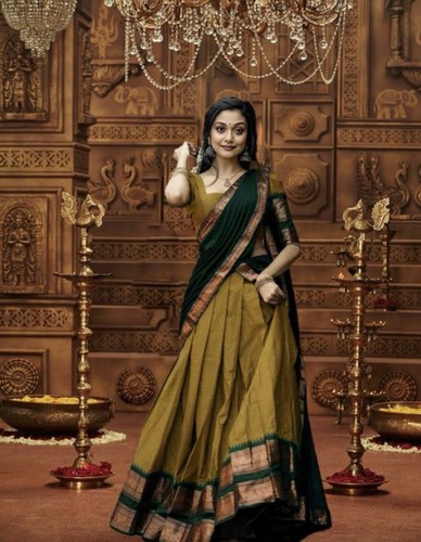 Half saree - half,