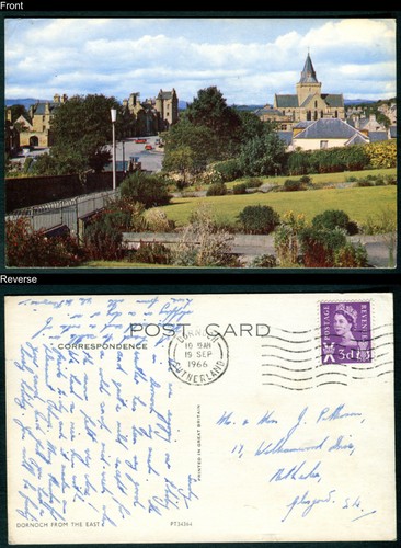 Dornoch from the east 1966 - from,