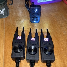 Prologic SMX  Custom Black Alarms Set Of 3 With Remote Purple LEDs