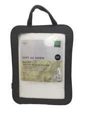 M&S Home Soft As Down Duvet 4.5 TOG Super King New F1