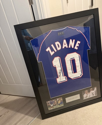 Zinedine zidane framed france - framed,