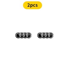 2x AUDI Badge Logo Emblem