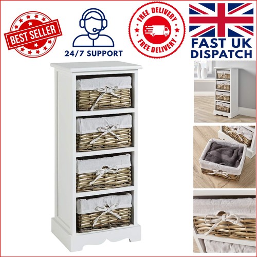 Chic white wooden - chic, chest