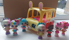 Kindi Kids Minis School Bus And 7 Kindi Kid Figures
