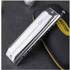 EASTTOP New Chromatic Titanium Comb Harmonica 16hole Professional Mouth Organ UK
