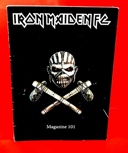 Iron maiden fan club magazine - iron,