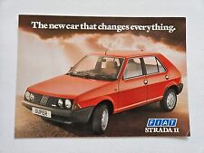 FIAT STRADA INC 105 TC SALES