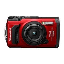 Clearance OM System Tough TG-7 12MP Compact Camera - Red