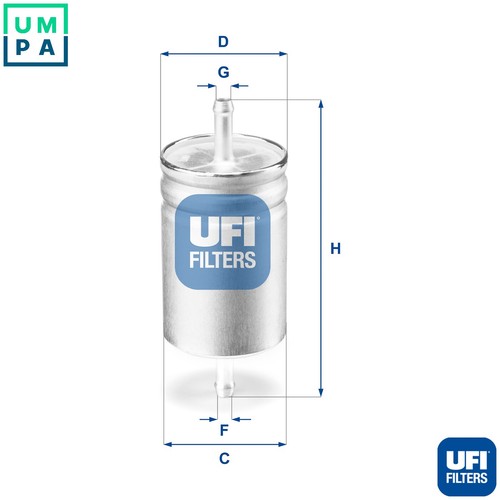 Fuel filter 611 - fuel, fiat