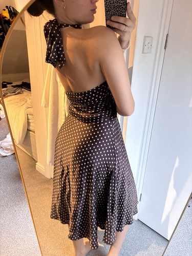 Coast purple polka dot halter - polka,