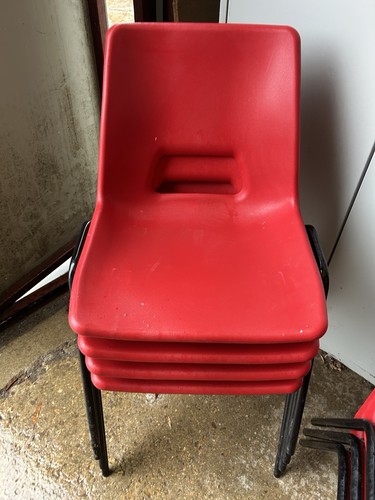 Adult red plastic metal - x,