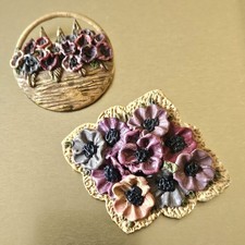 Set Of Two Vintage Plastic