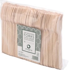 Birch Wood Forks 16cm 6.25"