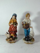 Pair of Capodimonte figurines