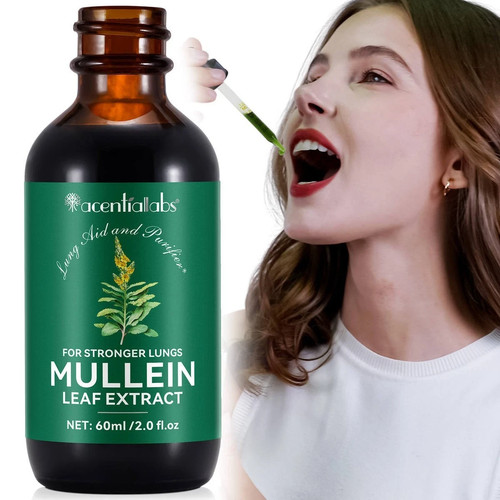 Mullein leaf extract drops - leaf, for