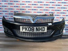 VAUXHALL ASTRA 3DR TWIN TOP AIR MK5 BLACK 2HU FRONT BUMPER