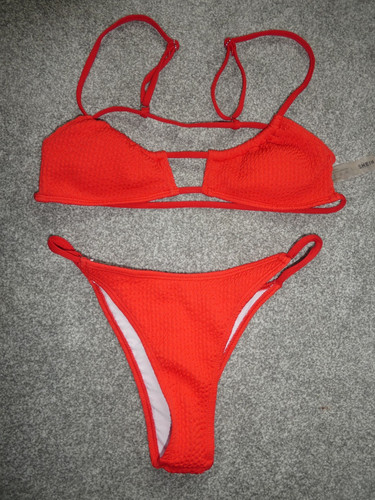 Ladies teens red string - red, bikini