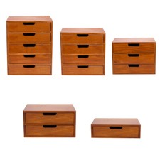 Vintage Wooden Drawers Storage