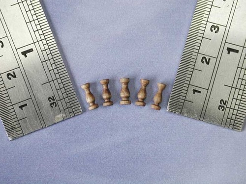 Walnut pillars 8mm model - pillars, boat