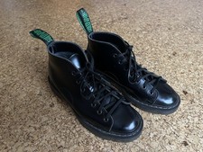 Solovair Black Vegan 7 Eye