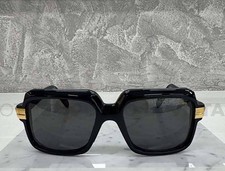 Sunglasses Cazal Legends 607/3 001 56 18 140 Black Gold 100% Authentic Made in G