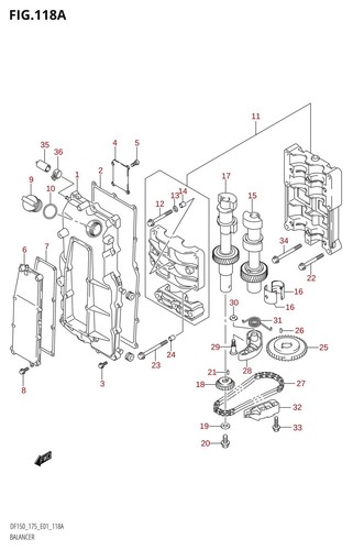 Suzuki genuine clip dt4 - suzuki, marine