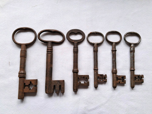Antique door keys longest - antique,