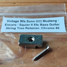 VTG 80s P Bass String Tree Made In India Sunn O))) Mustang Encore Squier II #2