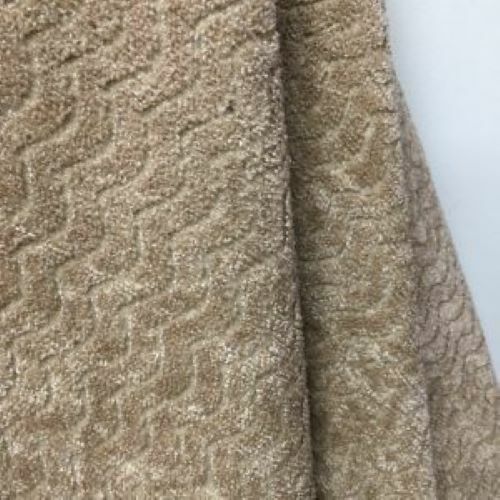 Caramel coloured woven wave - coloured,