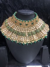 Pakistani indian wedding bridal jewellery Mehndi necklace set mehndi in Best UK