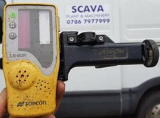 Topcon LS-80A Rotating Laser Level detector & rod mount