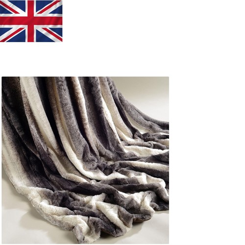 Rustic charcoal faux fur - rustic,