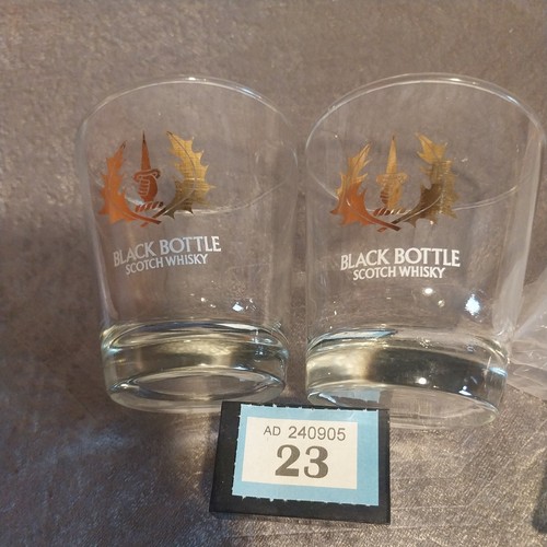 Vintage black bottle whisky - bottle,